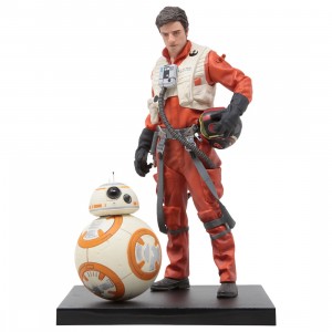 Kotobukiya ARTFX+ Star Wars The Force Awakens Poe Dameron And BB-8 Two Pack Statue (orange)