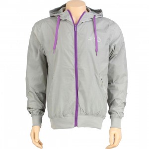 K1X Windbreaker Jacket (silver grey / purple) - PYS.com Exclusive
