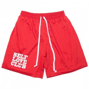 Lifted Anchors Men SLC Basketball Shorts (red)