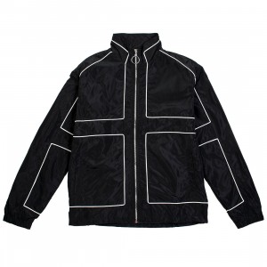 Lifted Anchors Men Vector Windbreaker Jacket (black)