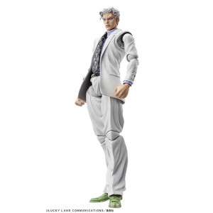 Medicos Super Action Statue JoJo's Bizarre Adventure Part 4 Diamond Is Unbreakable Yoshikage Kira Chozokado Figure (white)