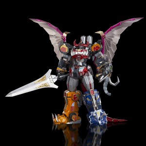 PREORDER - Flame Toys Mighty Morphin Power Rangers Go! Kuro Kara Combine Dino Megazord Figure (red)
