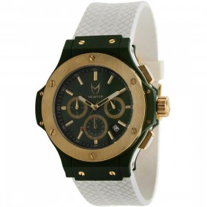 Meister PickYourShoes.com Exclusive Superstar Watch - Saint (white / emerald green / gold)