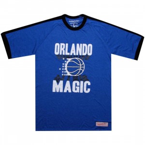 Mitchell And Ness Orlando Magic Back Screen Tee (blue)
