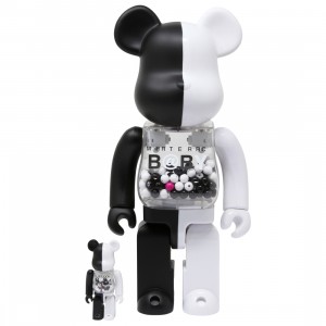 Medicom Bearbrick My First Bearbrick Baby Black And White Ver. 100% 400% Figure (black)