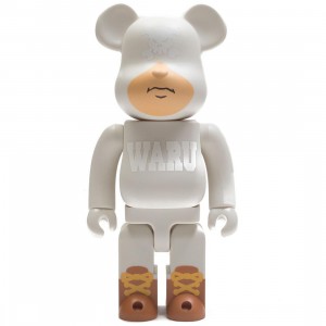 Medicom Santastic! Entertainment Tokyo Tribe Waru 400% White Bearbrick Figure (white)