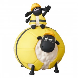 Medicom UDF A Shaun the Sheep Movie Farmageddon Timmy And Shirley Figure (yellow)
