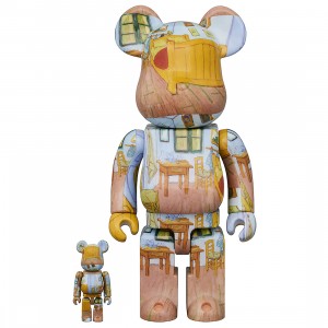 Medicom Bearbrick Van Gogh The Bedroom 100% 400% Figure (multi)