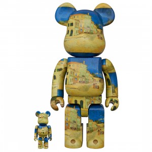 Medicom Bearbrick Van Gogh The Yellow House The Street 100% 400% Figure (multi)