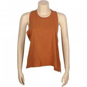 Obey Women Rider Tank Tee (brown / dusty ginger)