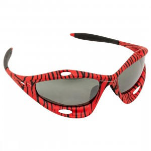 Oakley MUZM Racing Jacket Sunglasses (red / black)