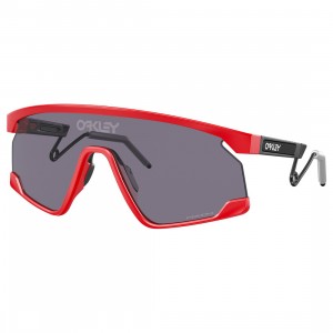 Oakley BXTR Metal FP Matte Redline Sunglasses (red / prizm gray)