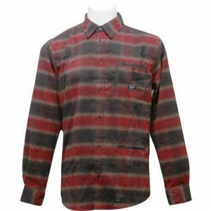 Orisue Amberton Long Sleeve Woven Shirt (red)