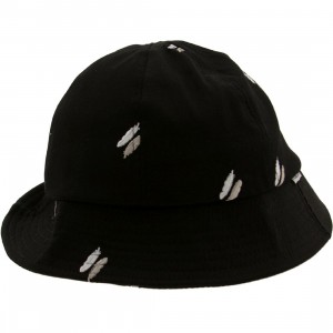 Publish Oliver Quill Shadow Embroidery Bucket Hat (black)