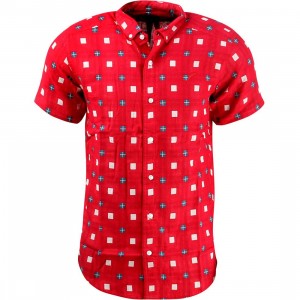 Publish Stinson Button Up Shirt (red)