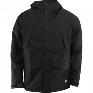 Penfield Clarkdale Hooded Shell Jacket (black)