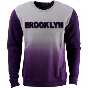 Puma x BWGH Logo Crew Sweater (gray / frost / purple)
