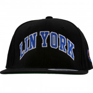 PYS Lin York Snapback Cap - LIN 17 Collection (black / black / blue / white)