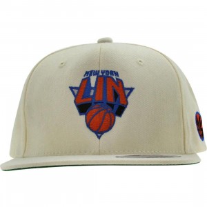 PYS New York Lin Snapback Cap - LIN 17 Collection (natural / natural / orange / blue)