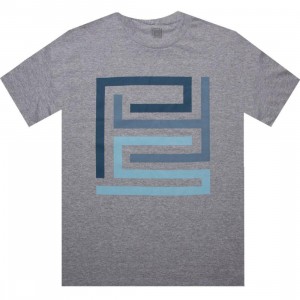 PYS.com Block Logo Tee (heather grey) - PYS.com Exclusive