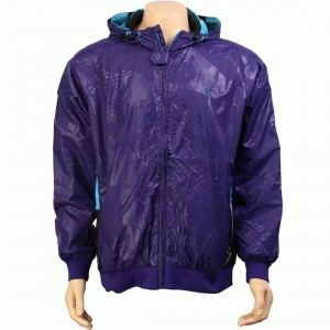 Rock Smith All Patent Hooded Jacket (purple)