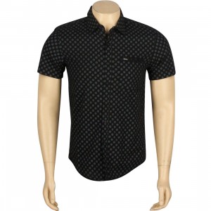 RVCA Drop Short Sleeve Shirt (black)