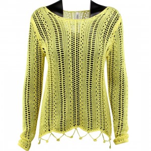 RVCA Women Home Again Sweater (yellow / lime light)
