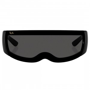 Ray-Ban x A$AP Rocky Ultra Wrap 002 Sunglasses (black / dark grey)