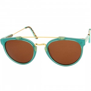 Super Sunglasses Giaguaro (teal / print)