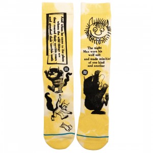 Stance x Where The Wild Things Are Men Terrible Socks (yellow)