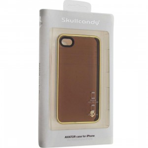 Skullcandy iPhone 4 And 4S Aviator Case (brown / gold)