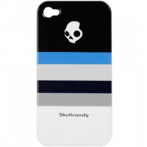 Skullcandy iPhone 4 And 4S Clip On Case (black stripe)