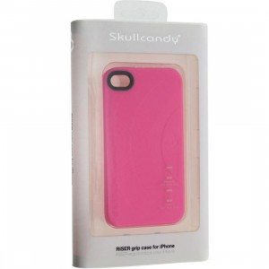 Skullcandy iPhone 4 And 4S Riser Grip Record Case (pink)