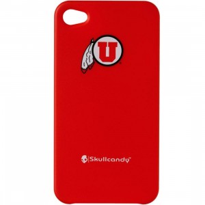 Skullcandy Utah Utes iPhone 4 And 4S Clip On Case (red)