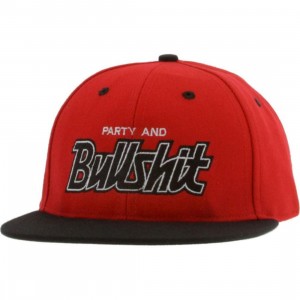 Sneaktip Party And Bullshit Cap (red)