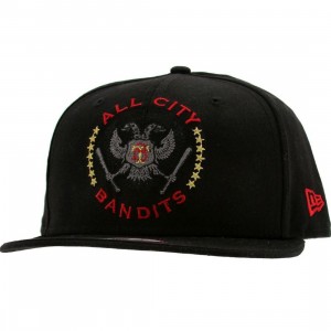 Sneaktip All City Bandits New Era Snapback Cap (black / red)
