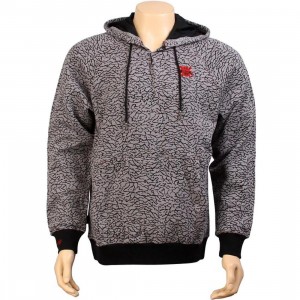 Sneaktip Crackle Pullover Hoody (charcoal)