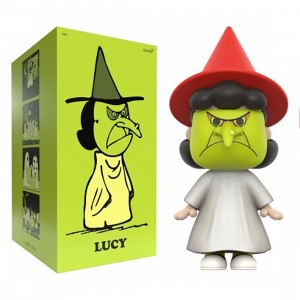 Super7 Peanuts Supersize Vinyl Figure - Lucy In Witch Mask (green)