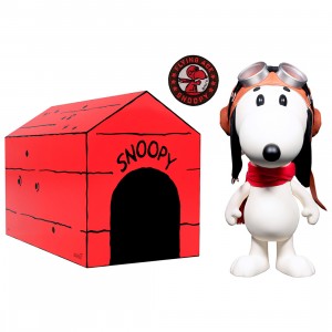 Super7 x Snoopy Peanuts Flying Ace Supersize Figure (white / red)