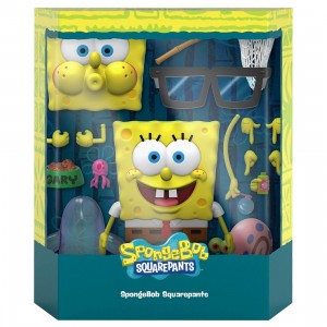 Super7 Spongebob Squarepants Ultimates Wave 1 Figure - Spongebob Squarepants (yellow)