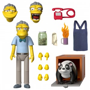Super7 The Simpsons Ultimates Wave 1 Figure - Moe (yellow)