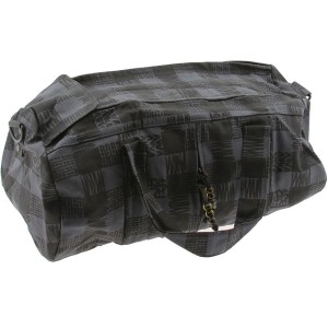 Stussy Buffalo Plaid Duffle Bag (black)