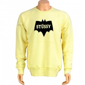 Stussy Big Bat Raglan Sweater (yellow)
