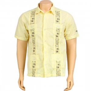 Stussy Thorn Short Sleeve Shirt (yellow)
