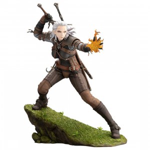 Kotobukiya The Witcher Geralt Bishoujo Statue (brown)