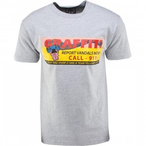 The Seventh Letter Narc Hunter Tee (gray / heather gray)