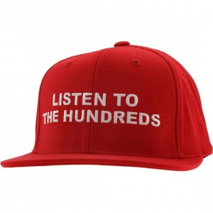The Hundreds Escuchar Snapback Cap (red)