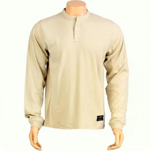 The Hundreds Spruce Thermal Long Sleeve Tee (cream)