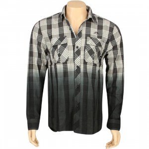 The Hundreds Young Woven Long Sleeve Shirt (grey)