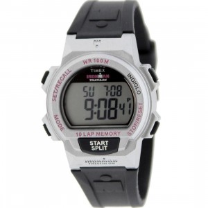Timex 10 Lap Memory Chrono Watch (black / silver)